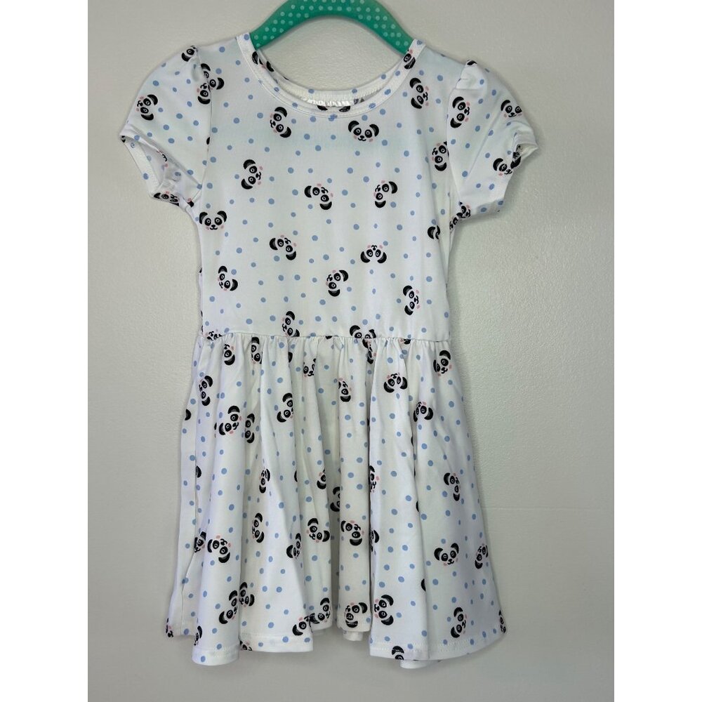 Dotdotsmile Dress Size 12-24 Months Panda Print New with Tags